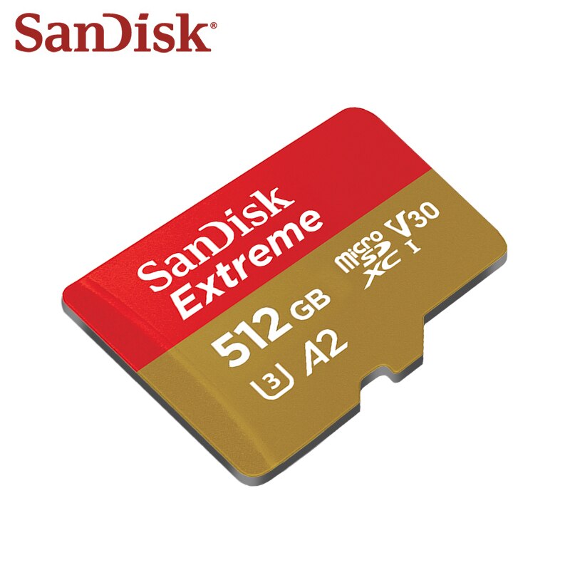 SanDisk Extreme U3 V30 A2 ũ SDXC ޸ ī, Ŭ 10 ũ SD ī, ũ ÷ TF ī, 1TB, 512GB, 256GB, 128GB, 64GB, 32GB